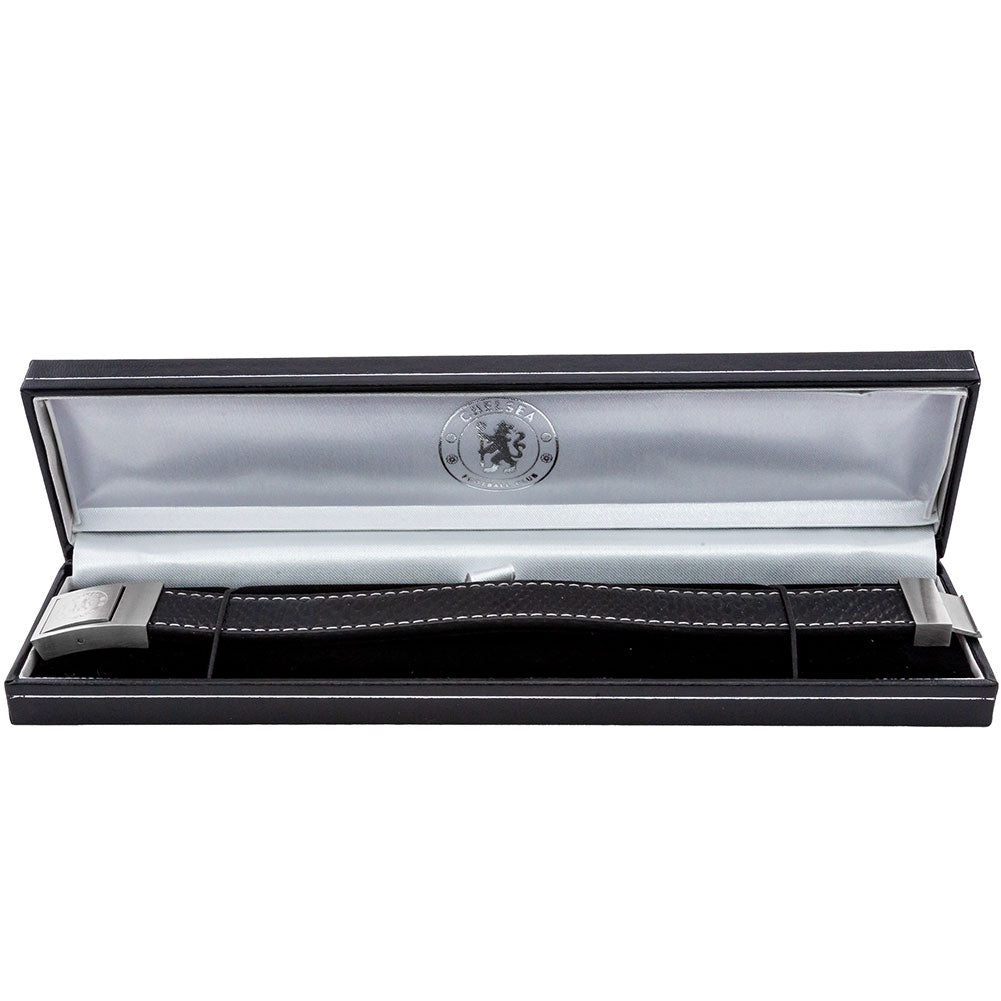 チェルシーFC ステッチレザーブレスレット