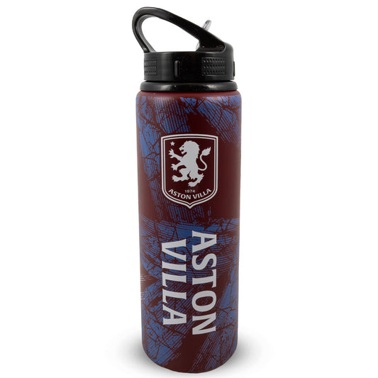 Aston Villa FC HD Printed Aluminium Drinks Bottle