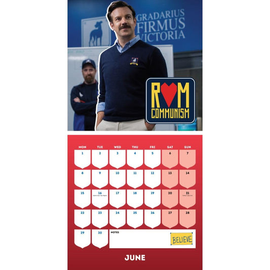 Ted Lasso Square Calendar 2026