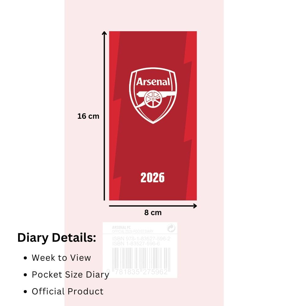 Arsenal FC Slim Diary 2026