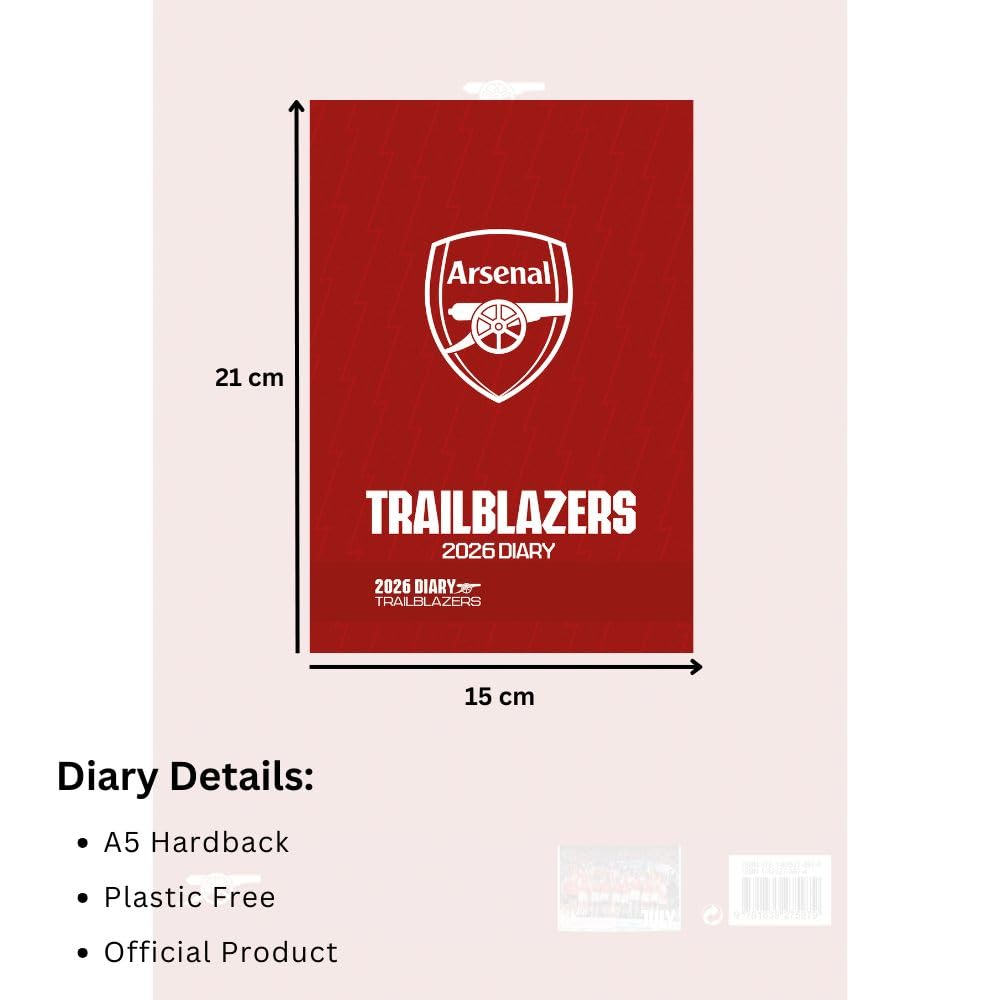 Arsenal FC A5 Diary 2026