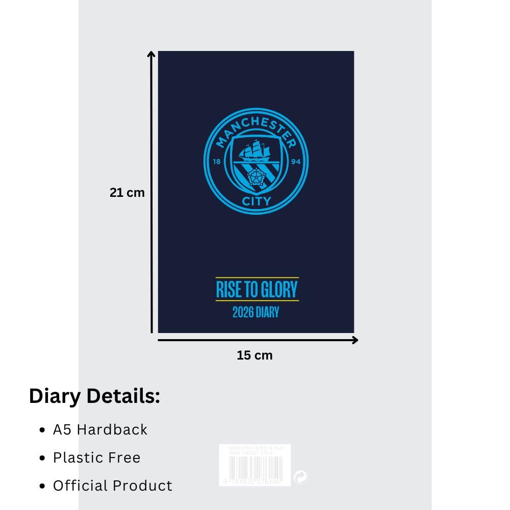 Manchester City FC A5 Diary 2026