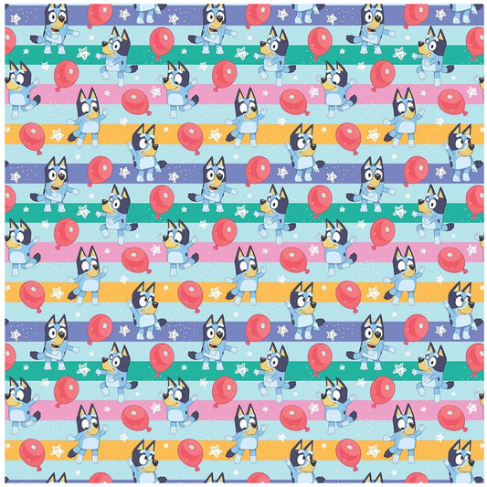 Bluey Balloon Gift Wrap