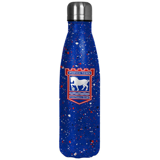 Ipswich Town FC Paint Splatter Thermal Flask