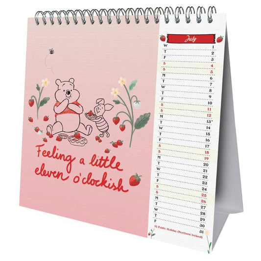 Winnie The Pooh Desktop Calendar 2026