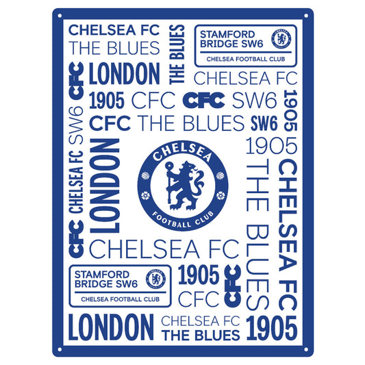 Chelsea FC Large Montage Sign