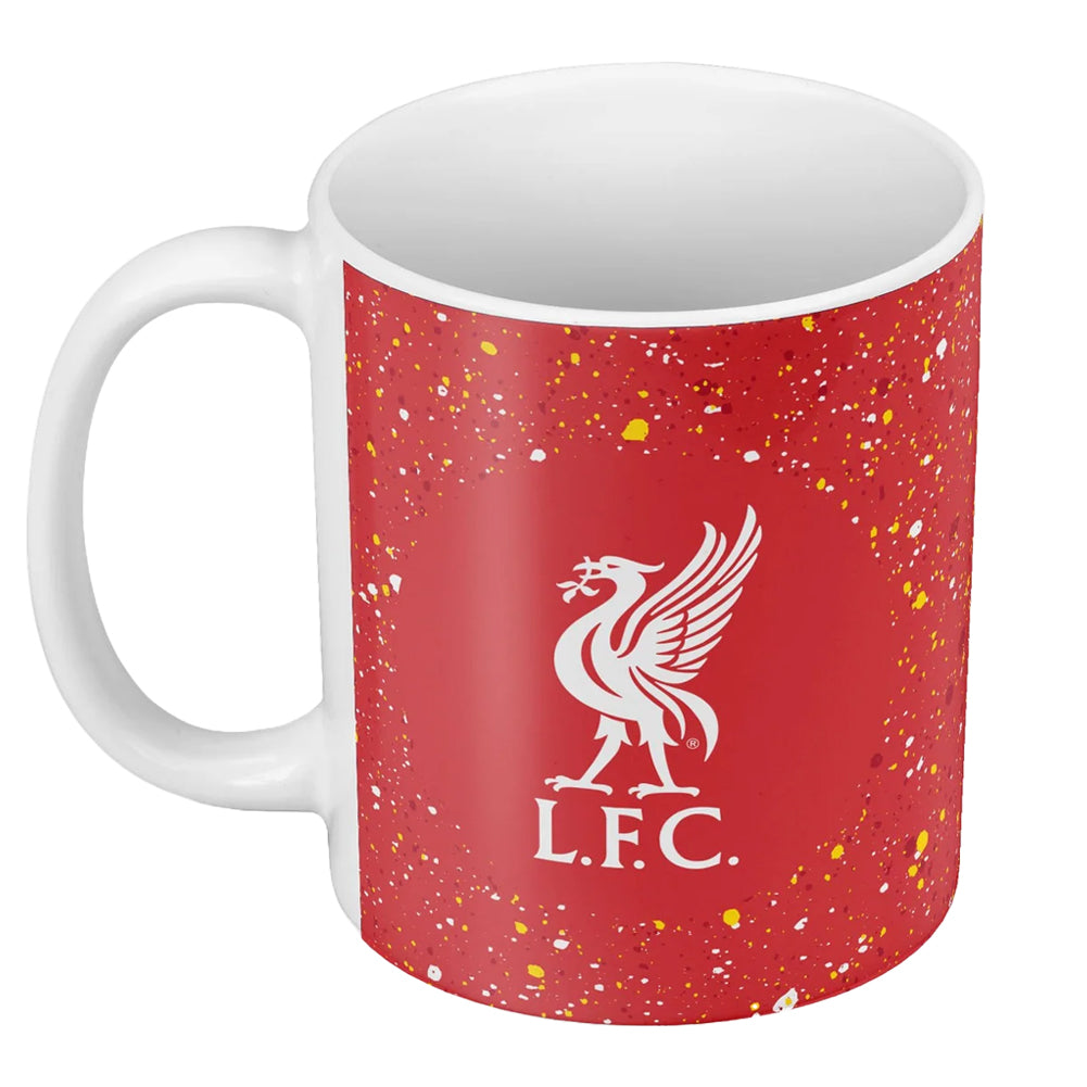 Liverpool FC Paint Splatter Mug