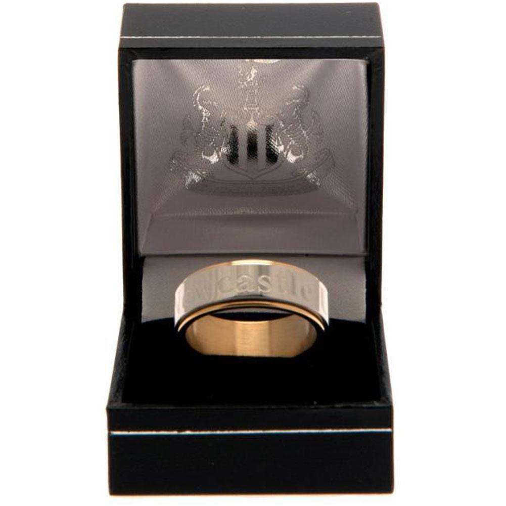Newcastle United FC Bi Colour Spinner Ring X-Large
