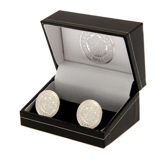 Leicester City FC Silver Plated Formed Cufflinks