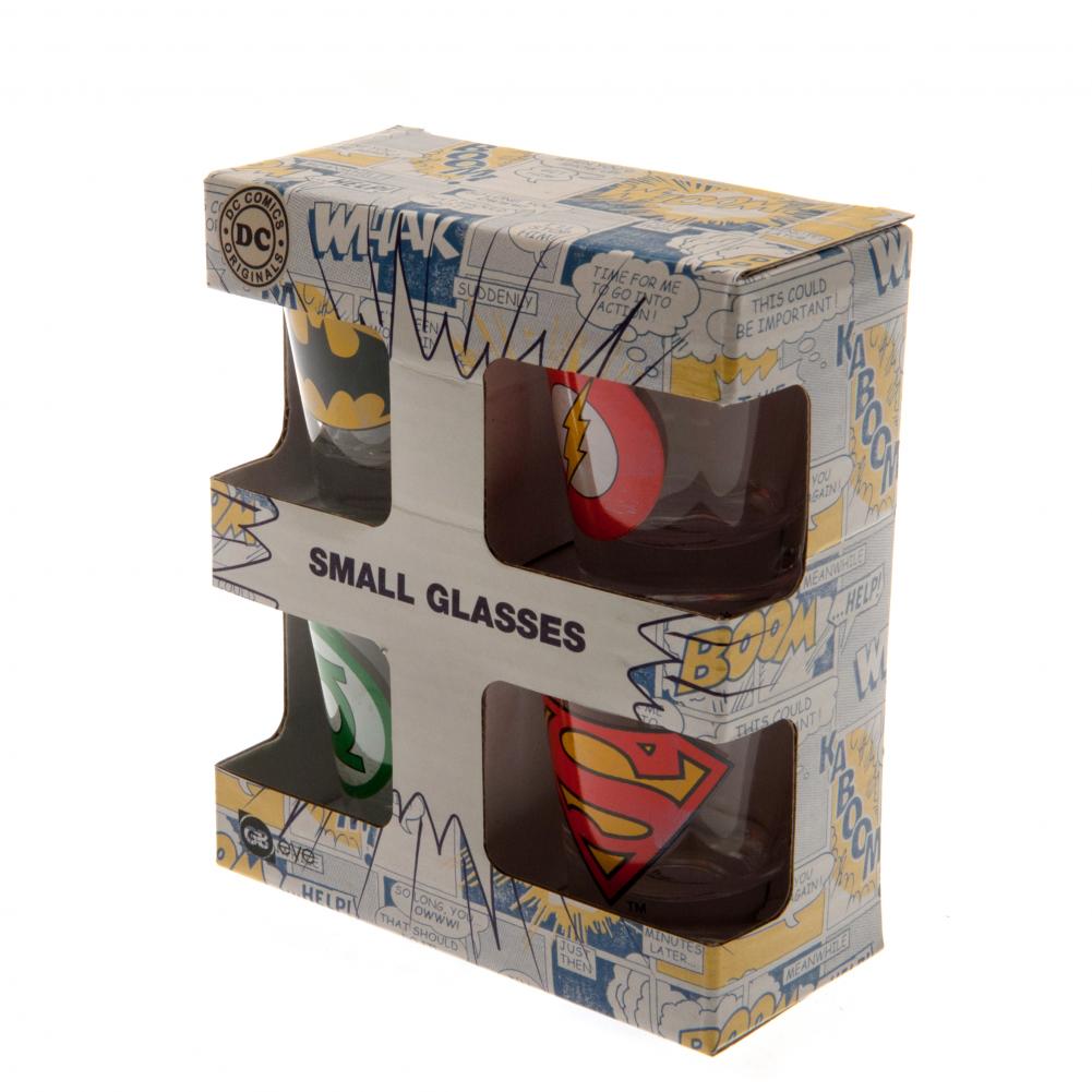 DC Comics 4 件装酒杯套装