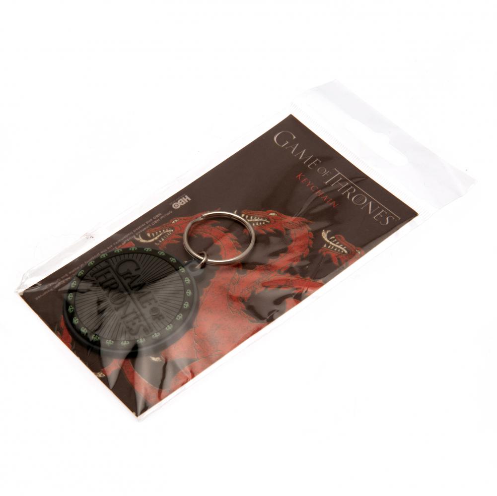 Game Of Thrones PVC Keyring Logo