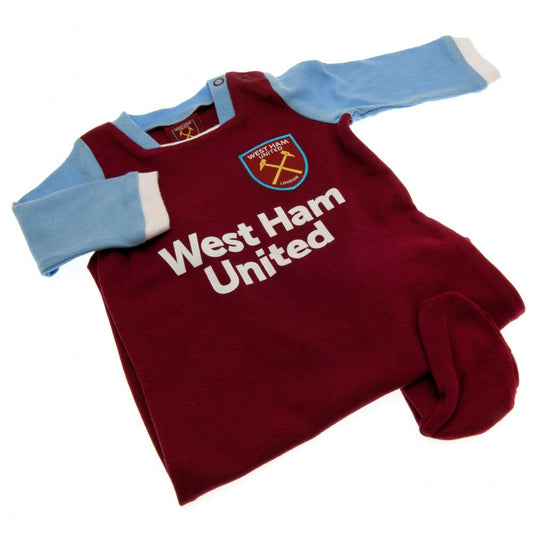 West Ham United FC Sleepsuit 9/12 mths