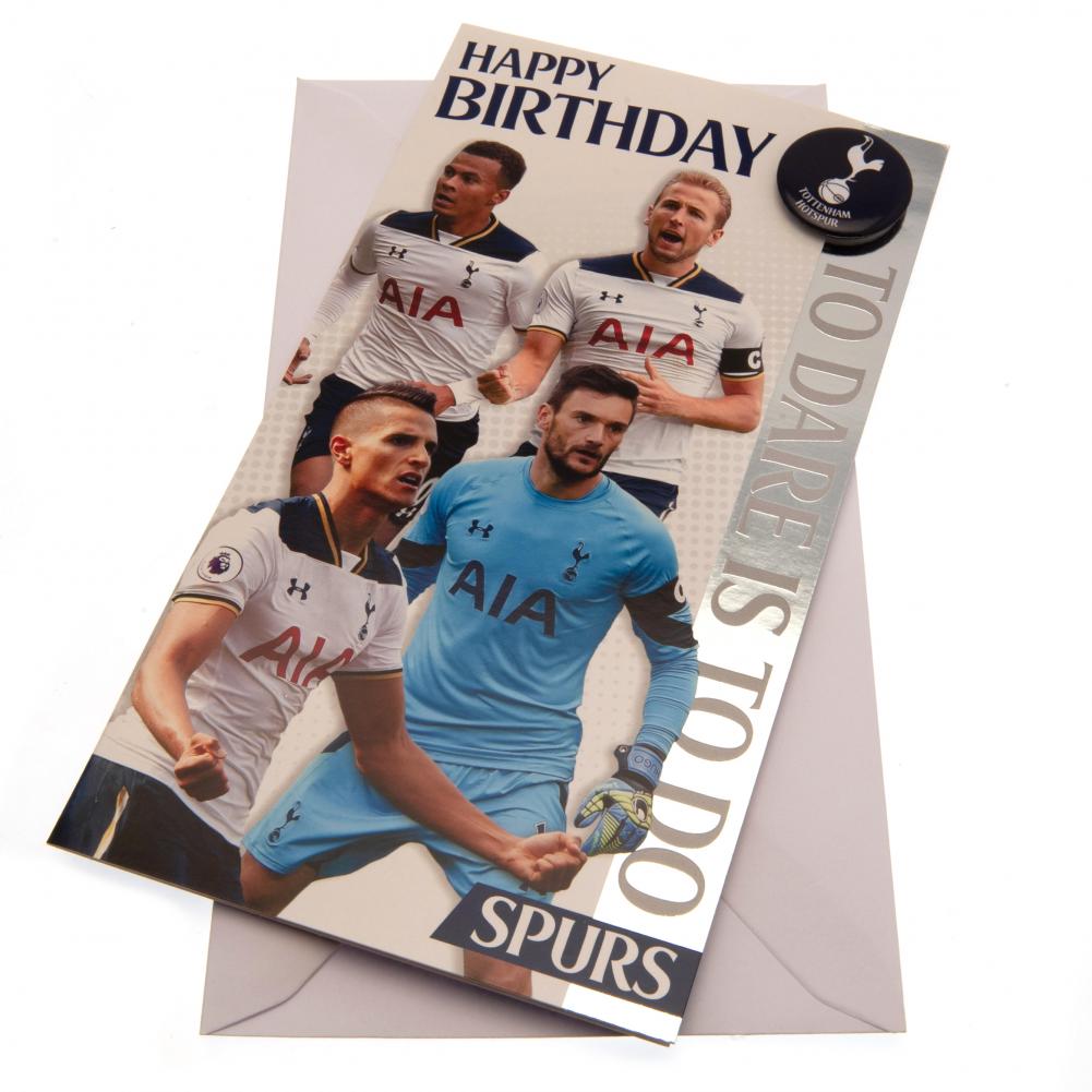 Tottenham Hotspur FC Football Club No.1 Fan Football Shirt Birthday Card