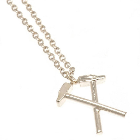 ウェストハム ユナイテッド FC シルバーメッキペンダント & チェーン HM