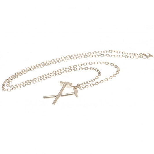 ウェストハム ユナイテッド FC シルバーメッキペンダント & チェーン HM