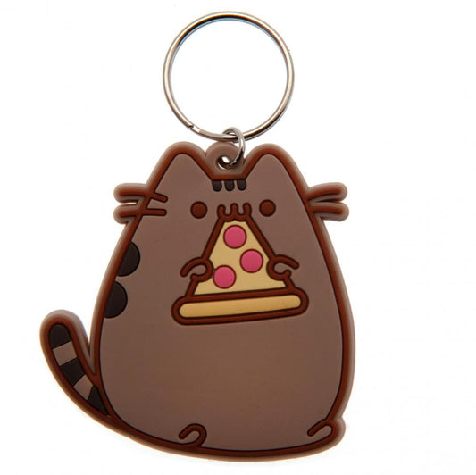 Pusheen PVC 钥匙扣披萨
