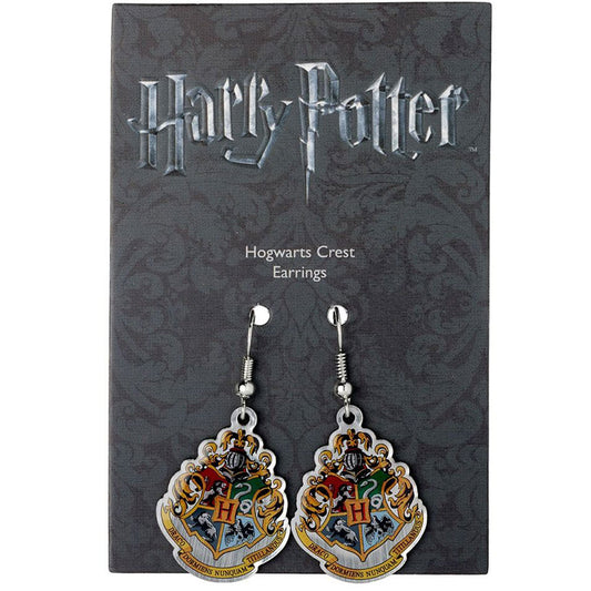 Harry Potter Silver Plated Earrings Hogwarts