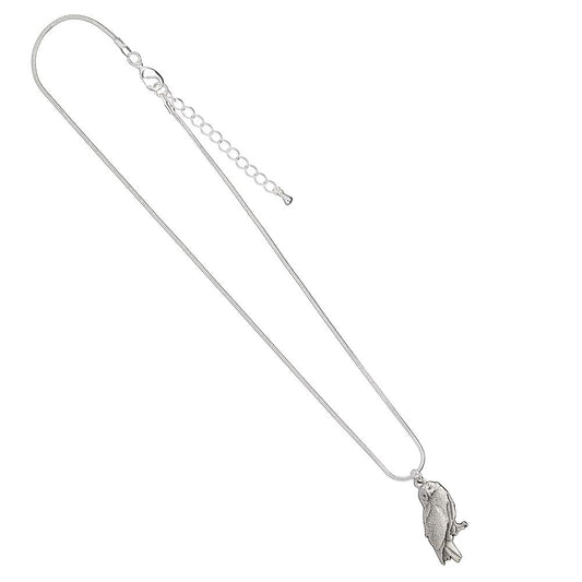 Harry Potter Silver Plated Necklace Hedwig Owl