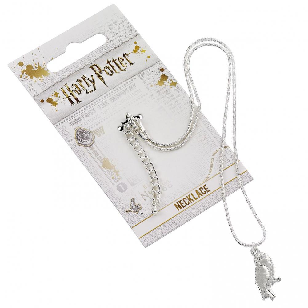 Harry Potter Silver Plated Necklace Hedwig Owl