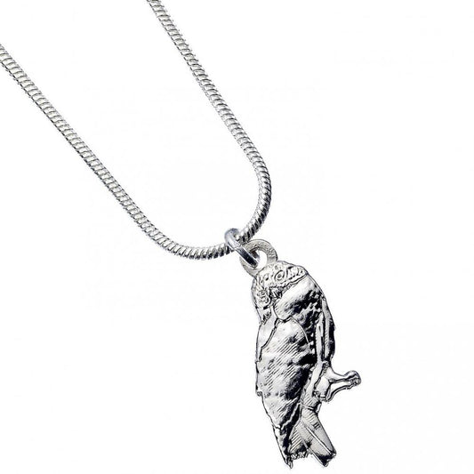 Harry Potter Silver Plated Necklace Hedwig Owl