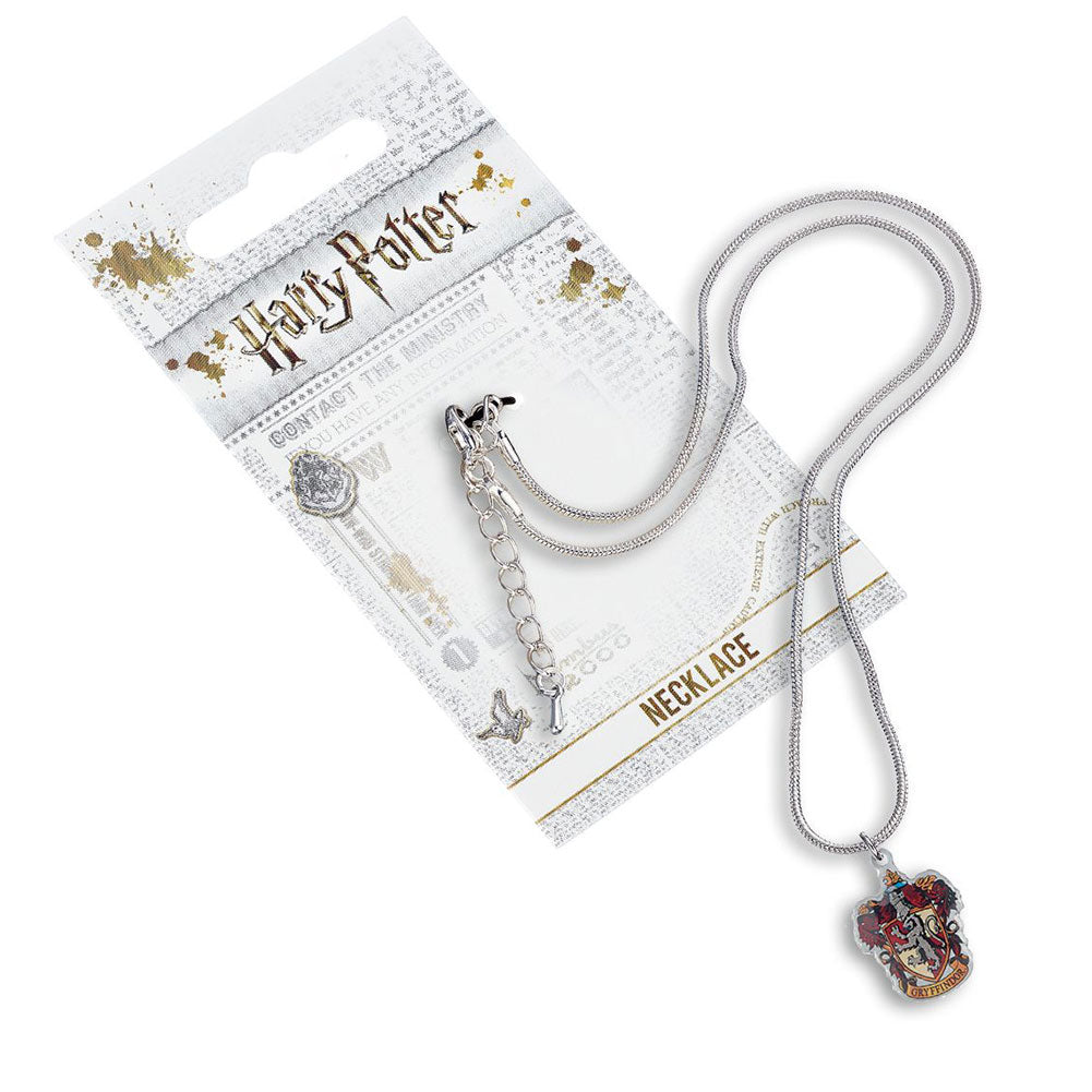 Harry Potter Silver Plated Necklace Gryffindor
