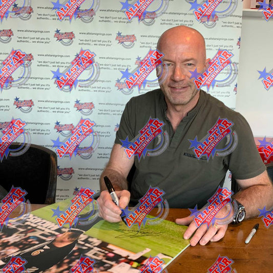 ニューカッスル・ユナイテッドFC シアラー直筆サイン入り額入りプリント