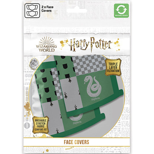 Harry Potter 2pk Face Coverings Slytherin