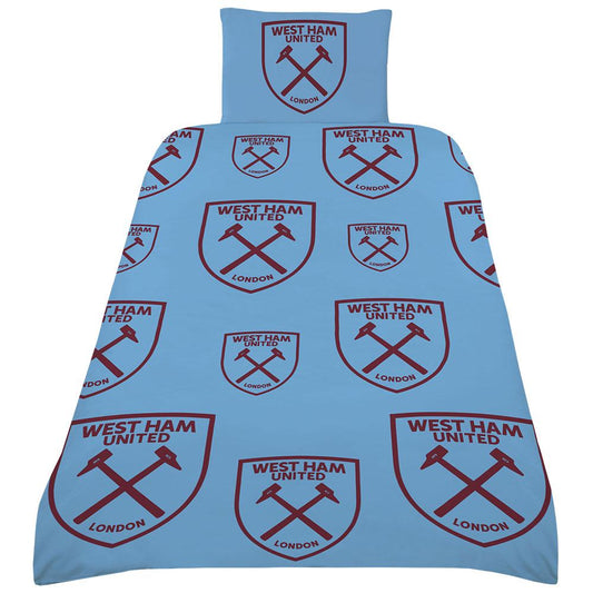 West Ham United FC Single Duvet Set