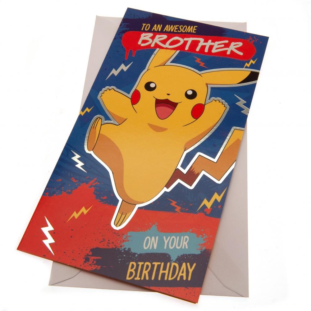 Pokemon Birthday Card Brother Pokemon Birthday Card Brother