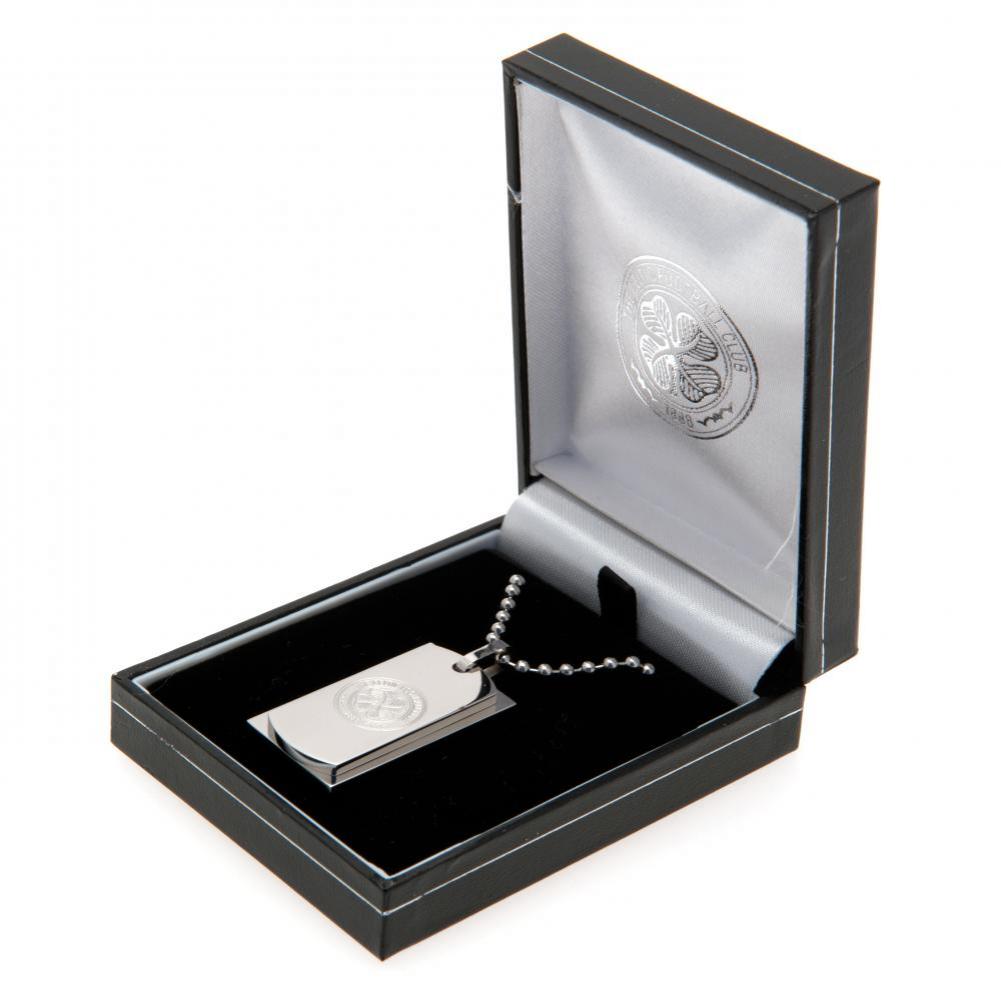 Celtic FC Double Dog Tag & Chain