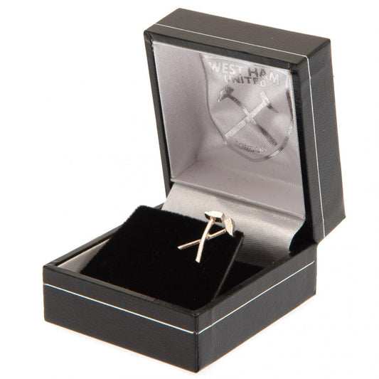 ウェストハム ユナイテッド FC スターリングシルバー スタッド イヤリング