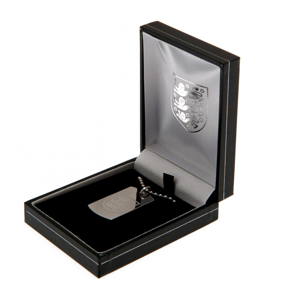 England FA Engraved Dog Tag & Chain