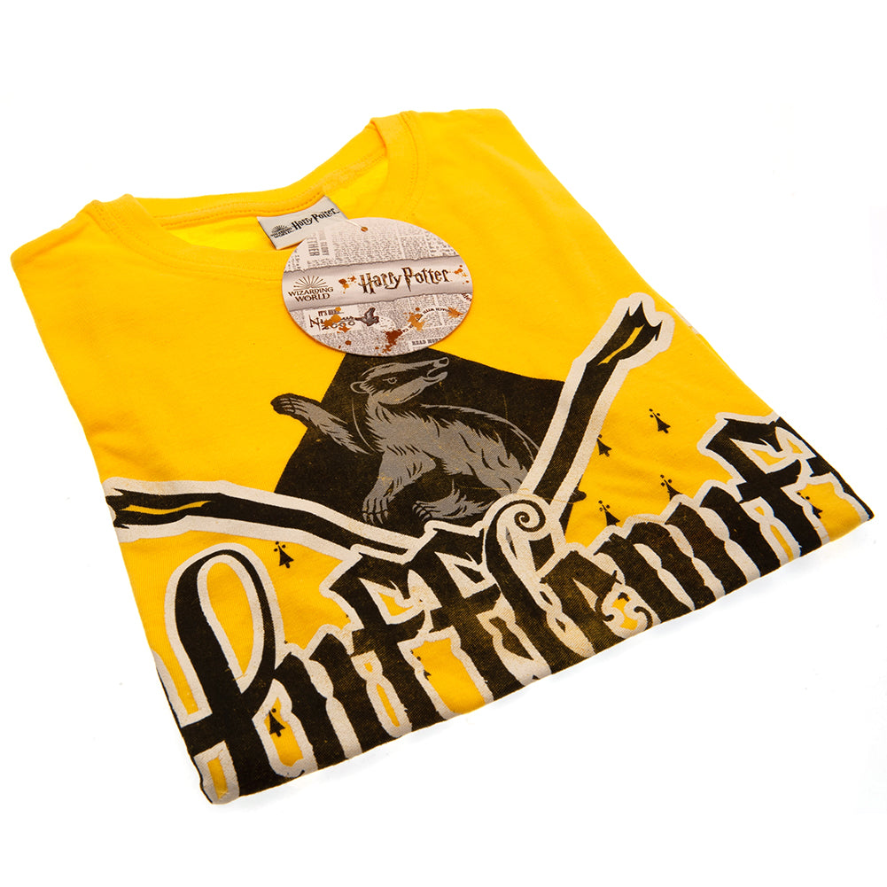 Harry Potter Hufflepuff T Shirt Junior 11-12 Yrs