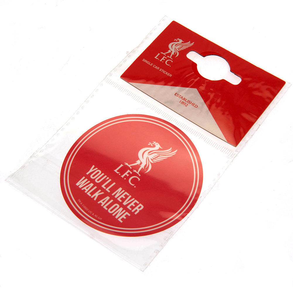 Liverpool FC Single Car Sticker YNWA