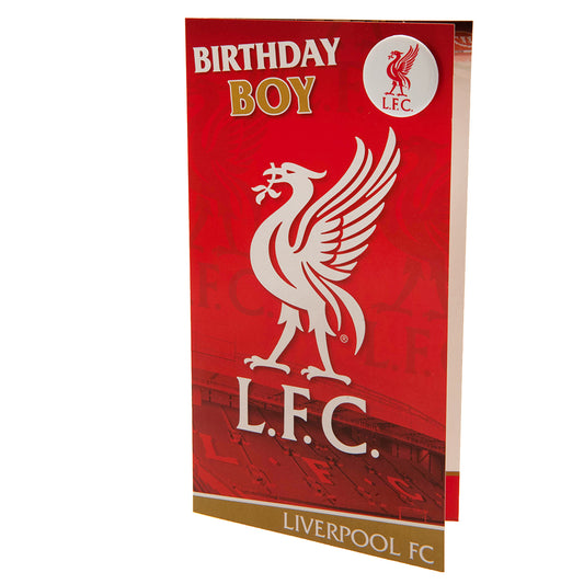 Liverpool FC Birthday Card Boy