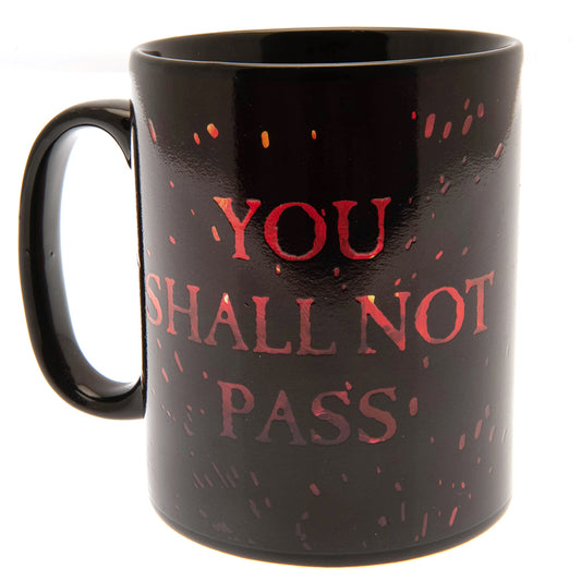 The Lord Of The Rings Heat Changing Mega Mug Shall Not Pass