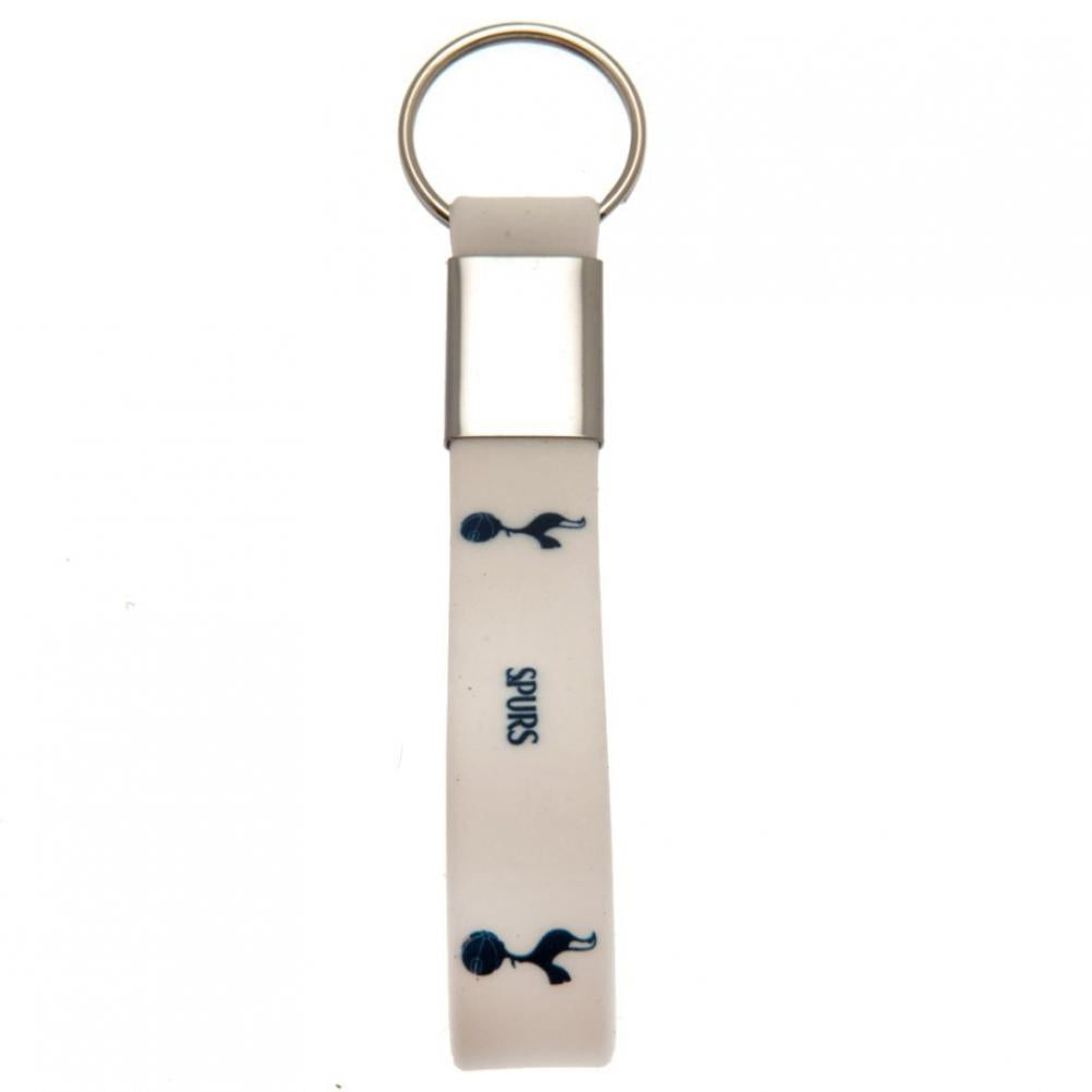 Tottenham Hotspur FC White Silicone Keyring