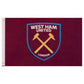 West Ham United FC Core Crest Flag