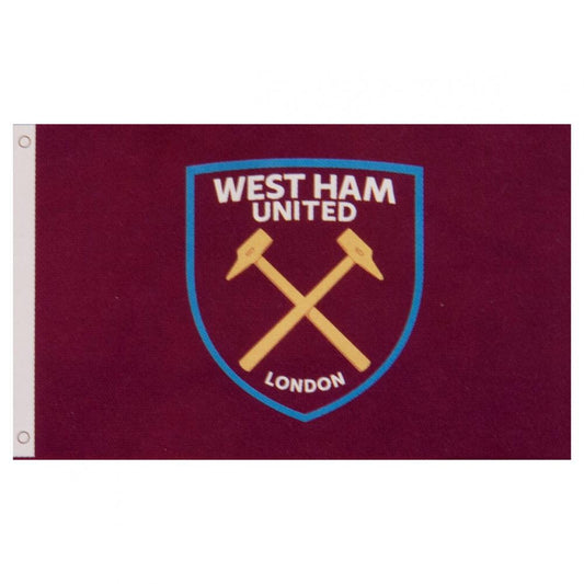 West Ham United FC Core Crest Flag