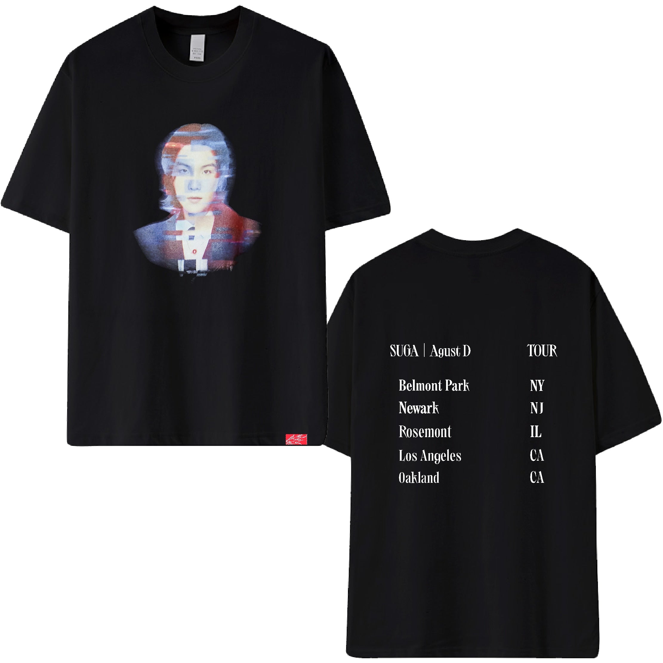 August D-DAY Tour t-shirt
