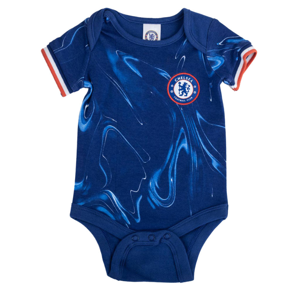 Chelsea FC 2024/25 Season 2 Pack Bodysuit 0-3 Mths