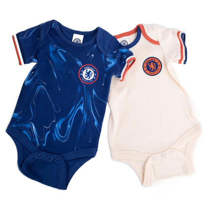 Chelsea FC 2024/25 Season 2 Pack Bodysuit 9-12 Mths