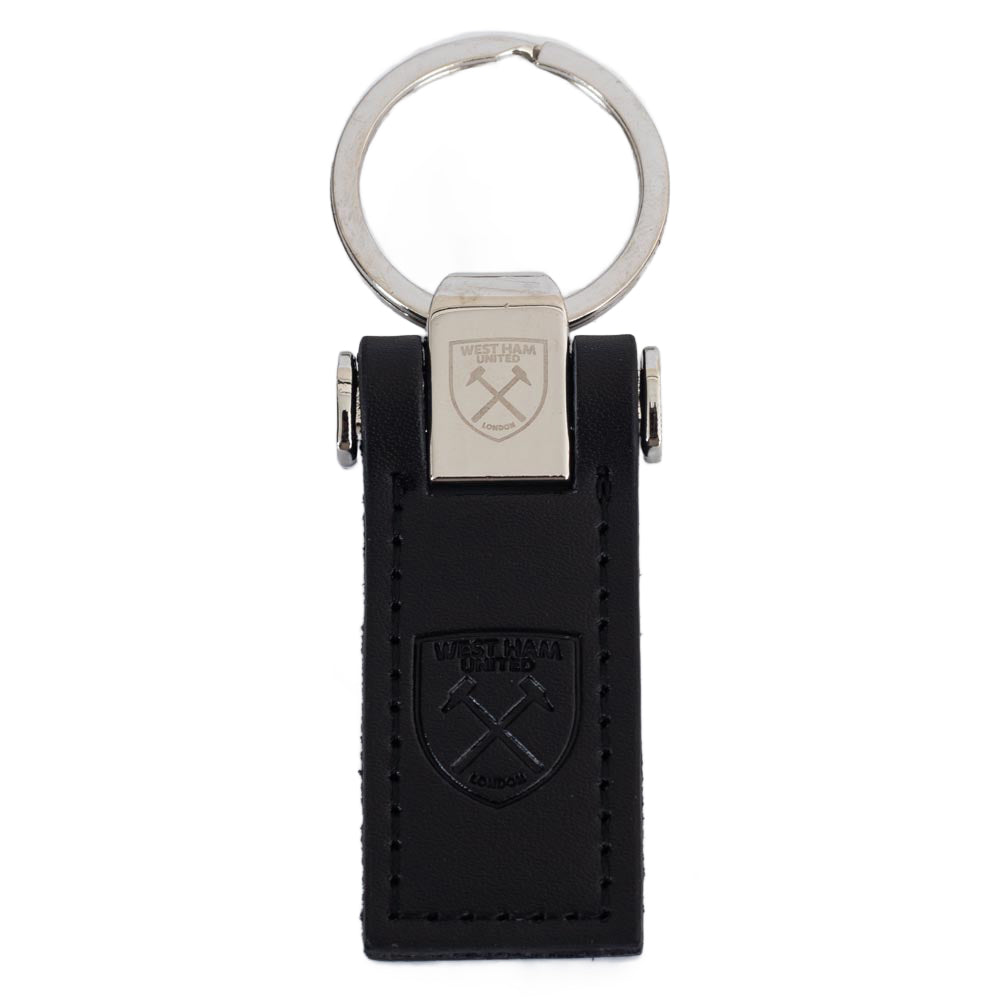 West Ham United FC Leather Key Fob