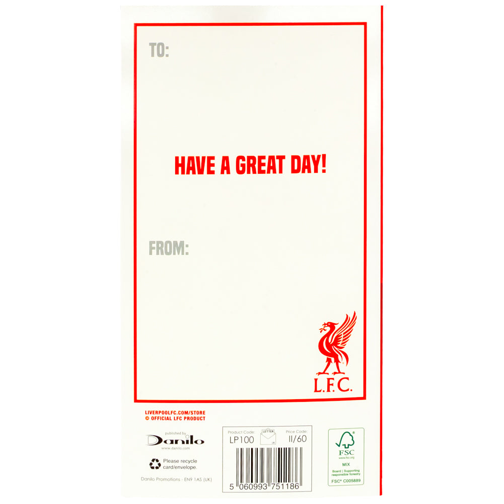 Liverpool FC Crest Birthday Card