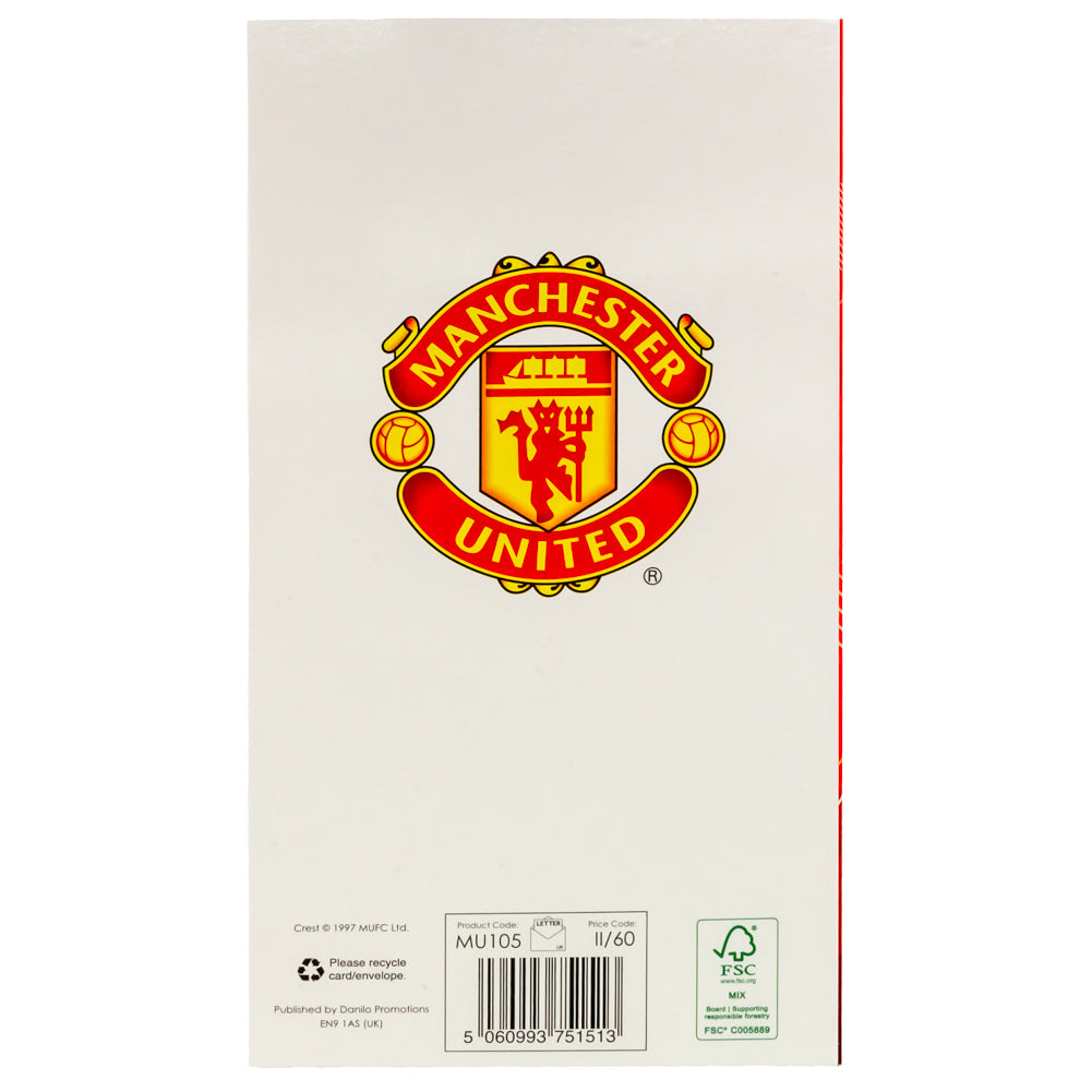 Manchester United FC Dad Birthday Card