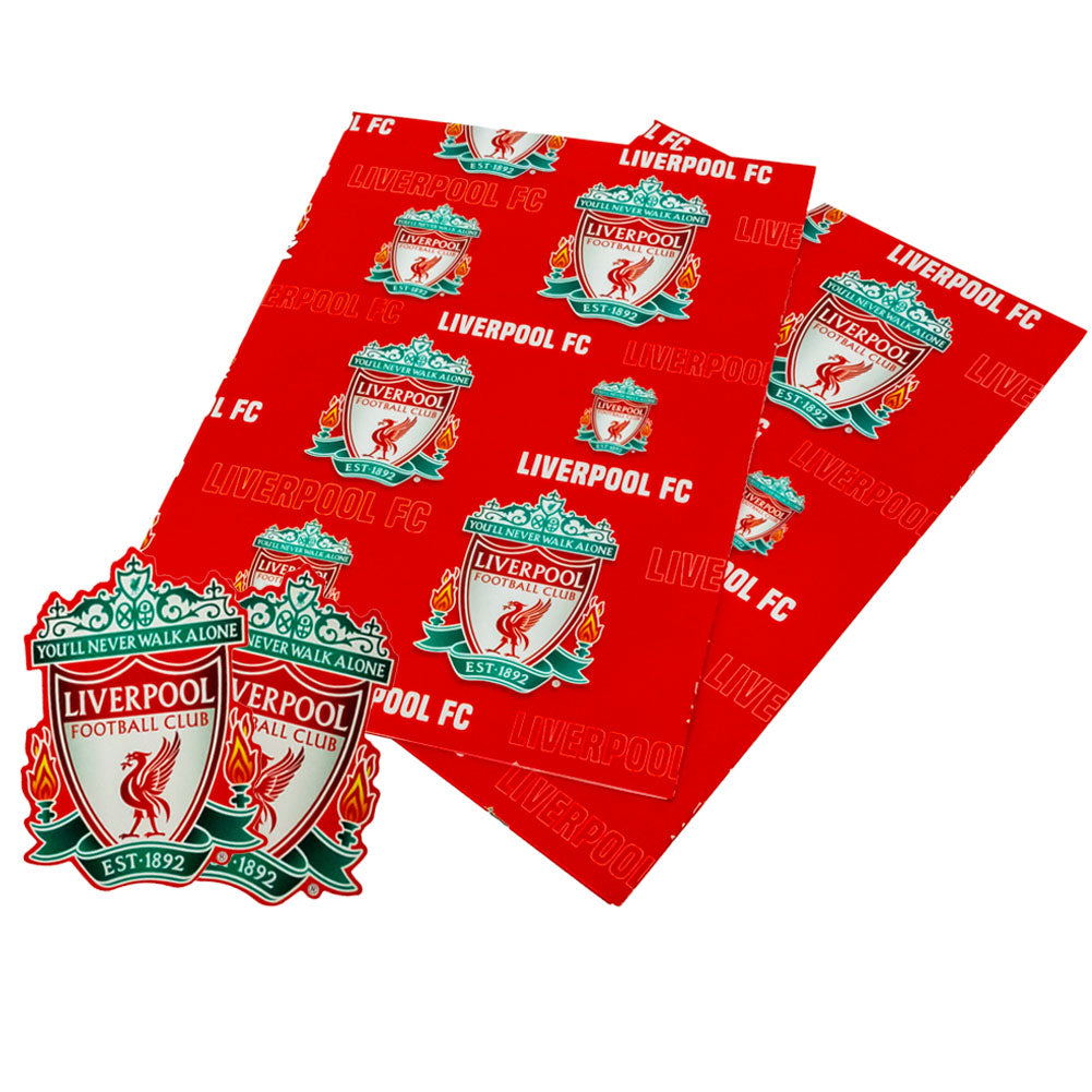 Liverpool FC Text Gift Wrap