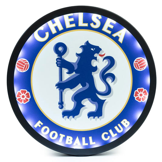 Chelsea FC Metal LED Logo Sign