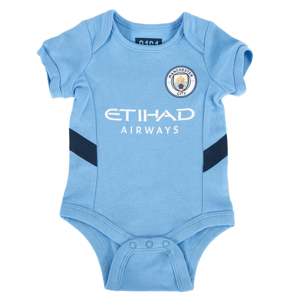 Manchester City FC 24/25 Season 2 Pack Bodysuit 6-9 Mths