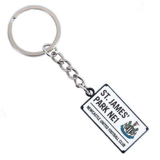 Newcastle United FC Street Sign Keyring