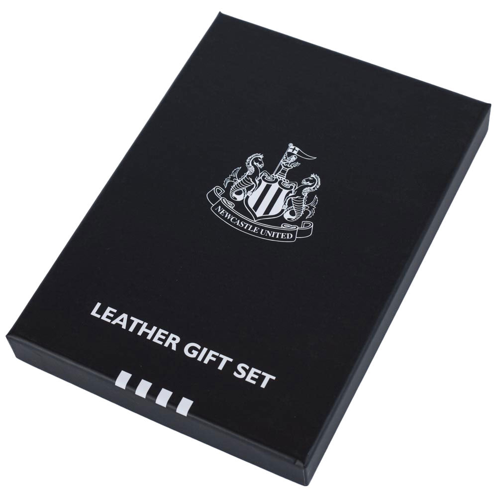 Newcastle United FC Leather Wallet, Fob & Pen Set